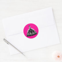 Schwarz-Pink-Quinceñera