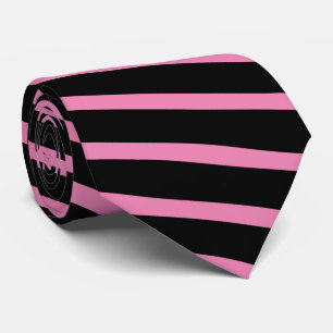 SCHWARZ- PINKSTRIPE — ÄNDERBARE HINTERGRUNDFARB KRAWATTE