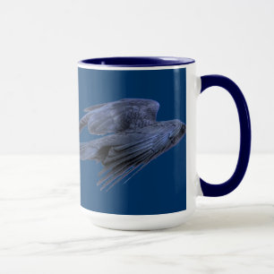 Schwarz-Raven-Gothic, keltisch, wiccan Tasse