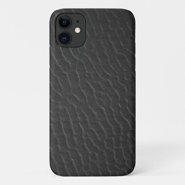 Schwarz-Rippling Texturmuster Druck Case-Mate iPhone Hülle (Rückseite)