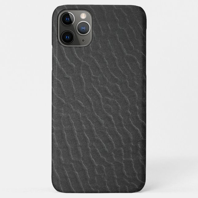 Schwarz-Rippling Texturmuster Druck Case-Mate iPhone Hülle (Rückseite)