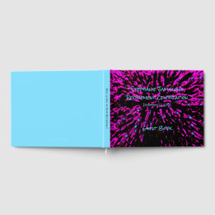 Schwarz rosa blaue Altersvorsorge-Party-Speicher/G Gästebuch