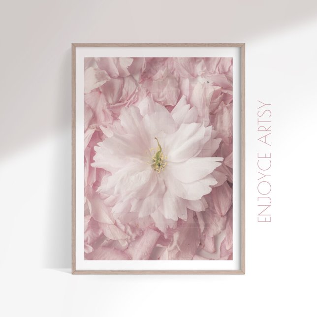 Schwarz-Rosa-Kirsche Blüte Fotografie Wandkunst Poster (Von Creator hochgeladen)