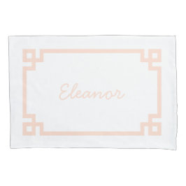 Schwarz-Rosa-Monogramm-Standardkissengehäuse mit g Kissenbezug
