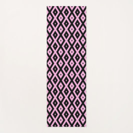 Schwarz-Rosa-Muster Yogamatte