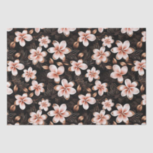 Schwarz Rosa Rose Gold Brautparty Seidenpapier