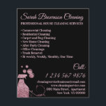Schwarz-Rosa-Spray Janitorial Maid House Reinigung Flyer<br><div class="desc">Schwarz-Rosa-Spray Janitorial Maid House Reinigung</div>