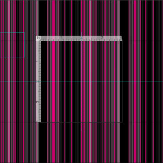 Schwarz-Rosa-Streifen unterschiedlicher Größe Stoff