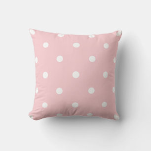Schwarz Rosa Vorlagenfarbe Weiße Polka Dots Trend  Kissen