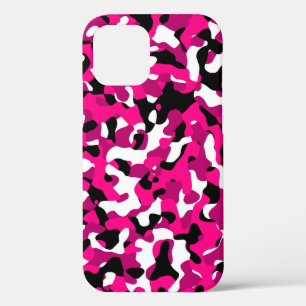 Schwarz-Rosa-Weiß-Camouflage Case-Mate iPhone Hülle