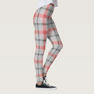 Schwarz-Rot-Bälle oder -Löcher, quer ausgerichtete Leggings