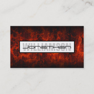 Schwarz/Rot-Berufliche Visitenkarte