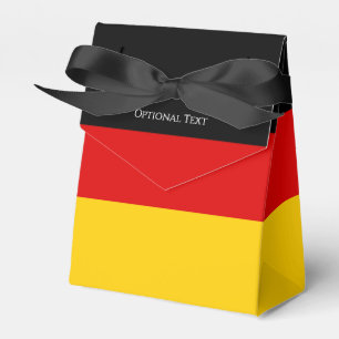 Schwarz-Rot-Gold-Personalisierte Favo Geschenkschachtel