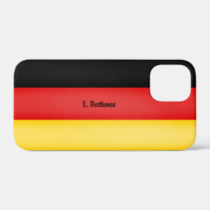 Schwarz Rot Gold - Personalisierte Flagge Deutschl Case-Mate iPhone Hülle
