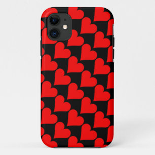 Schwarz-Rot-Liebe Case-Mate iPhone Hülle
