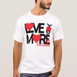Schwarz-Rot-Liebe Mehr T-Shirt
