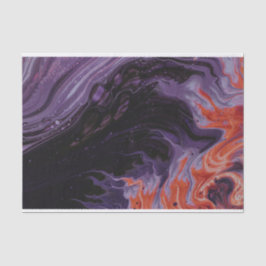 Schwarz-Rot-Marmor Seidenpapier