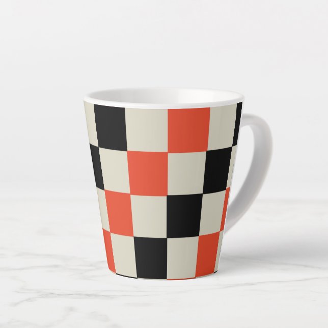 Schwarz/Rot Milchtasse (Rechte Ecke)
