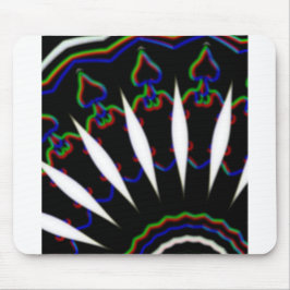 schwarz-rot-MODERN Mousepad