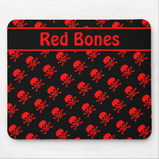 Schwarz-Rot-Skulpturen mit benutzerdefiniertem Tex Mousepad