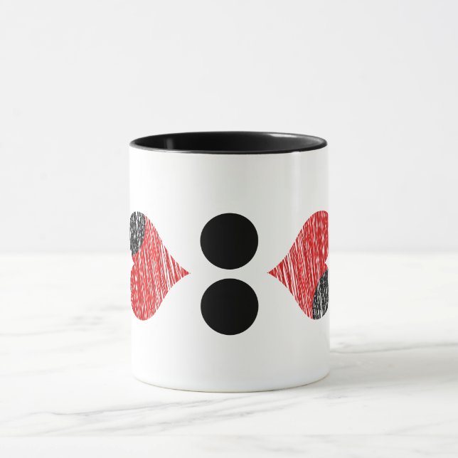 Schwarz-Rot-Tasse Tasse (Zentrum)