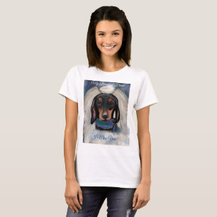 Schwarz-Rot-Teckel T-Shirt
