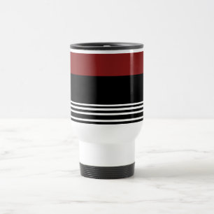 Schwarz Rot Weiß>Kaffeebecher Reisebecher
