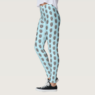 Schwarz-Russisch-Terrier-Malerei - Niedlicher Orig Leggings
