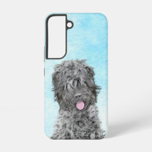 Schwarz-Russisch-Terrier-Malerei - Niedlicher Orig Samsung Galaxy Hülle