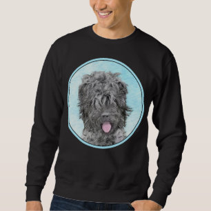 Schwarz-Russisch-Terrier-Malerei - Niedlicher Orig Sweatshirt