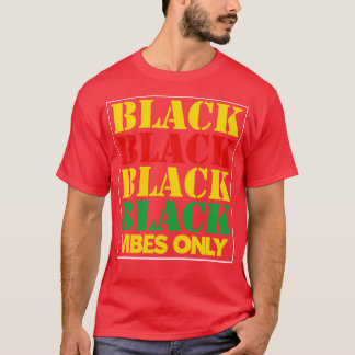 Schwarz-Schwarz-Vibes T-Shirt