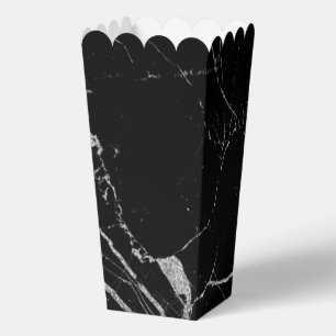 Schwarz-Silber-Venenmarmor Geschenkschachtel