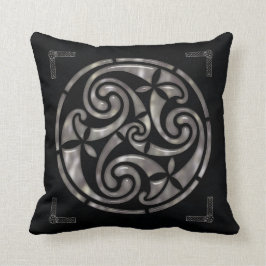 Schwarz & Silver Celtic DECOR Kissen