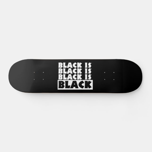 Schwarz Skateboard (Horizontal)