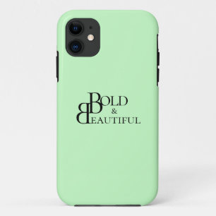 Schwarz Stilvolles Monogramm Lettern Design Case-Mate iPhone Hülle