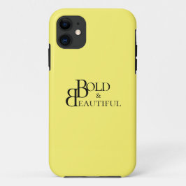 Schwarz Stilvolles Monogramm Lettern Design Case-Mate iPhone Hülle