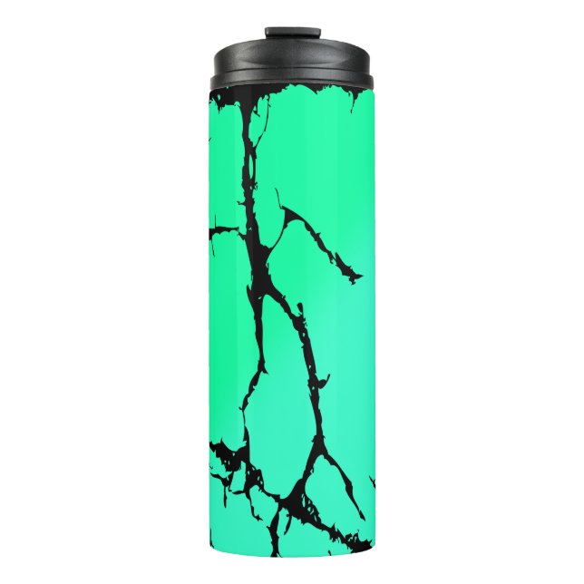 Schwarz Thermosbecher (Vorderseite)