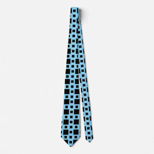 Schwarz und Blau Krawatte