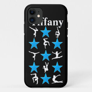 SCHWARZ UND BLAU PERSONALISIERT GYMNASTICS IPHONE- Case-Mate iPhone HÜLLE
