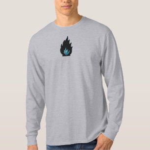 Schwarz und Blau T-Shirt