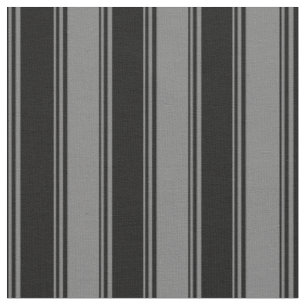 Schwarz und Dim Gray farbige Linien Muster Stoff