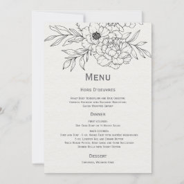 Schwarz und Elfenbeinblumen Kunst und Kultur Einladung