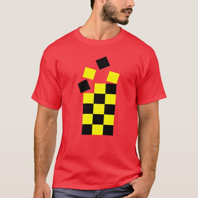 Schwarz und Gelb T-Shirt (Vorderseite)