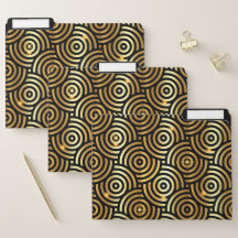 Schwarz und Gold Art Deco