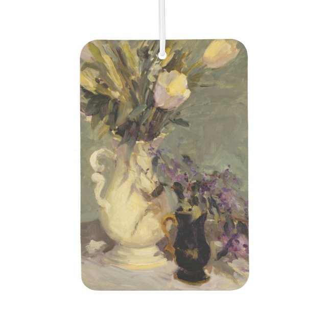 Schwarz und Gold Autolufterfrischer (Vorderseite)