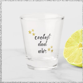 Schwarz und Gold Cooler Vater je Shotglas Schnapsglas