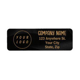 Schwarz und Gold elegant Beruflich