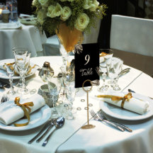 Schwarz und Gold Elegante Moderne botanische Hochz