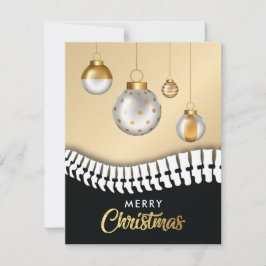Schwarz und Gold Frohe Weihnachten Chiropraktik