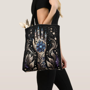Schwarz und Gold Hand Tattoo Tasche